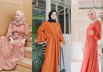3 Dress Hijab Warna Orange yang Fresh dan Bikin Kita Jadi Pusat Perhatian di Hari Lebaran!