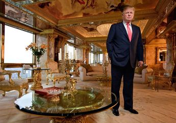 Penampilan Apartemen Mewah Milik Donald Trump, Bernuansa Klasik Berhiaskan Emas nan Elegan