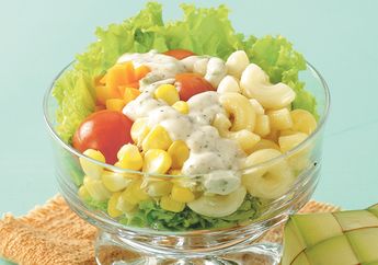 Resep Salad Makaroni Sederhana, Menu Makan Malam Instan dan Sehat Pengganti Nasi