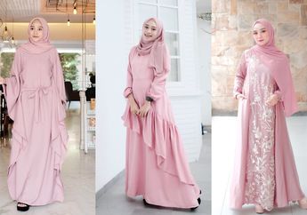 5 Dress Hijab Warna Dusty Pink untuk Tampilan Lembut Saat Silaturahmi di Hari Lebaran!