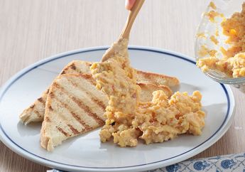 Resep Steamed Scrambled Egg Ini Bisa Tersaji hanya dalam 20 Menit Saja