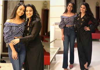 Bagaikan Kakak Adik, Intip 5 Inspirasi OOTD Stylish dan Kekinian ala Kajol dan Putrinya, Nysa Devgan!