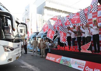 Apresiasi Konsumen, Honda Berangkatkan Ribuan Pemudik ke 3 Kota Tujuan