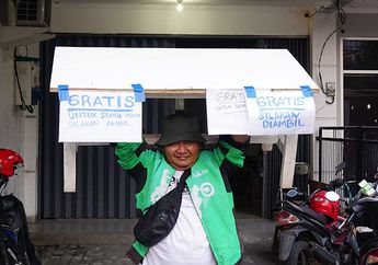 Sampai Rela Tidak Mencari Nafkah, Driver Ojol Ini Lakukan Hal Mulia Saat Buka Puasa