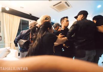 Raffi Ahmad Digrebek Karena Narkoba, Begini Aksi Nagita Slavina yang Berani Pukul Polisi Padahal Lagi Makan Malam!