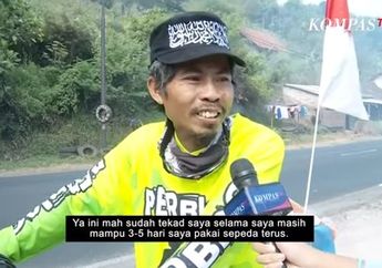 Tempuh 583 Kilometer Selama 4 Hari, Tamin Kayuh Sepeda dari Bandung Menuju Yogyakarta untuk Bertemu Istri dan Anak, Begini Kisahnya