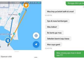 Dapat Pesanan dari Lapas Nusakambangan, Driver Ojol Ini Tanggapi Customernya dengan Cara Unik
