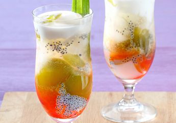 Resep Es Cincau Santan Merah Sederhana Ini Siap Bikin Tenggorokan Segar Lagi