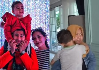 Ditinggal Pengasuhnya Mudik, Rafathar Cium Pipi dan Tak Mau Lepas dari Lala