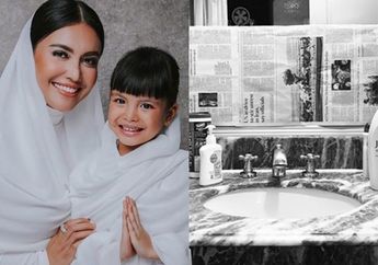 Denada Sempat Tutupi Cermin Karena Rambut Putrinya Rontok, Ini Foto Terbaru Shakira Berambut Pendek sambil Pegang Kue