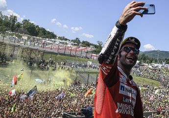 Duel Tikungan Pertama MotoGP Sirkuit Mugello, Petrucci Minta Maaf ke Dovi