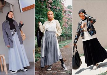 Ini 4 Model Flare Skirt Hijaber yang Enggak Ketinggalan Zaman!