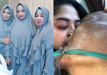 Kondisi Kesehatan Sang Ayah Tidak Stabil, Dewi Perssik Terpaksa Rayakan Lebaran di Rumah Sakit