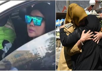 Duduk di Dalam Mobil Polisi, Ibunda Rosa Meldianti Sempat Sambut Bupati Jember yang Hadiri Pemakaman Ayah Dewi Perssik