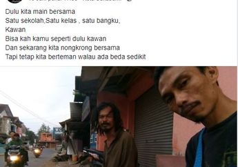 Berteman Tak Pandang Bulu, Kisah Mengharukan Seorang Pria di Sukabumi Berjumpa Teman Lamanya yang Terlihat 'Berbeda'