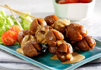 Resep Sate Bakso Bumbu Kacang Enak untuk Camilan Akhir Pekan yang Mudah Dibuat