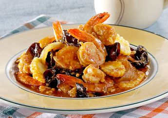 Resep Udang Masak Putren Enak ini Nikmat Disantap dengan Nasi Putih Hangat