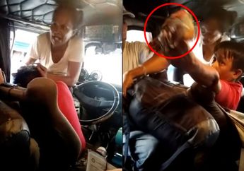 Viral, Video Supir Bus Diamuk Istrinya Usai Kepergok Kerja Bawa Selingkuhan