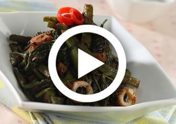 (Video) Resep Kangkung Bumbu Terasi Buat Makan Siang, Hati-Hati Tambah Nasi