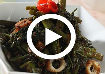 (Video) Resep Kangkung Bumbu Terasi, Enaknya Engga Main-Main!