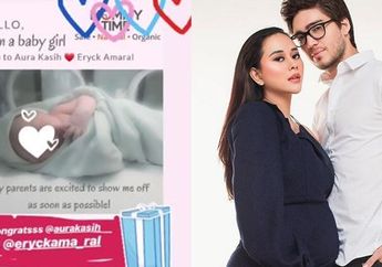 Sempat Ditutupi Sticker, Aura Kasih Tunjukkan Foto Anak Pertamanya!