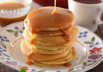 Masak Apa Besok? Cobain Resep Pancake Saus Karamel yang Nikmat dan Menggoda Ini Saja