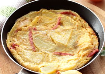 Resep Spanish Omelette Sederhana, Rasanya Bikin Semua Ketagihan