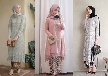 5 Padu Padan Tunik Brokat untuk Hijabers, Pas Jadi Inspirasi Busana Kondangan Super Modis