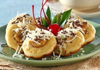 Jajanan Kaki Lima Pasti Jadi Lebih Menarik dengan Resep Kue Cubit Pisang Ubi