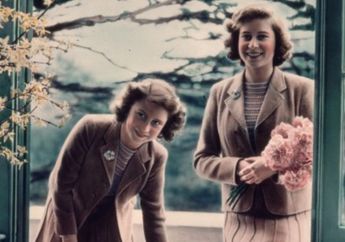 Kompak dari Kecil, Intip 9 Fashion Kembar Ratu Elizabeth II & Princess Margaret!