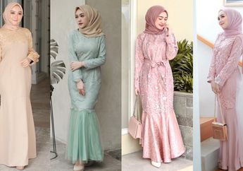 Pakai 4 Model Kebaya Dress Duyung Ini Buat Tampilan Hijabers Elegan Saat Kondangan!