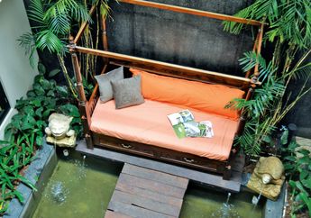 Mirip Kayu, Begini Asiknya Taman Belakang Rumah yang Hadirkan Visual Alam!