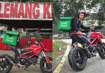 Ojol Ini Viral Karena Gunakan Motor 187 Juta Untuk Antar Pesanan Makanan, Ngaku Hanya Kerja Sampingan