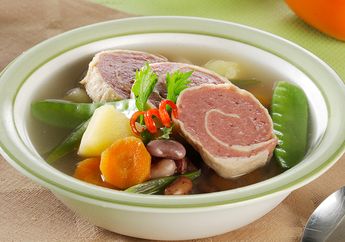 Resep Sup Sayur Rolade Daging Enak dan Sederhana untuk Makan Malam Sedap