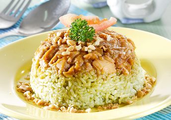 Masak Apa Besok? Contek Resep Nasi Tim Hijau Ayam Kungpao Enak dan Mudah Dibuat Ini