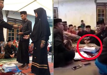 Viral Pernikahan dengan Mas Kawin Kain Kafan, Kedua Mempelai Juga Kompak Pakai Baju Serba Hitam