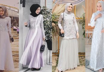 4 Kebaya Dress Warna Abu-Abu untuk Tampilan Menawan yang Beda ke Kondangan!