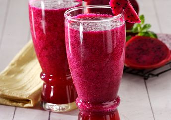 Resep Jus Buah Naga Stroberi Enak dan Segar Ini Tak Ada yang Sanggup Menolaknya