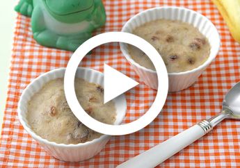 (Video) Resep MPASI 8 Bulan, Puding Pisang Kukus yang Manis Dijamin Si Kecil Suka!