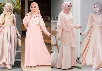 Manis & Menawan dengan 4 Pilihan Kebaya Dress Hijab Warna Krem Buat Kondangan!