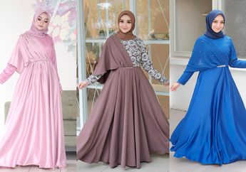 6 Kebaya Dress Aksen Selendang Bahu yang Lagi Tren Buat Kondangan. Hijabers Wajib Punya!