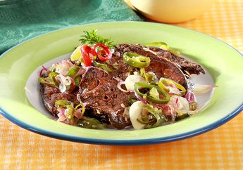Resep Dendeng Paru Cabai Hijau Enak Ini Bikin Lupa Kalau Lagi Diet