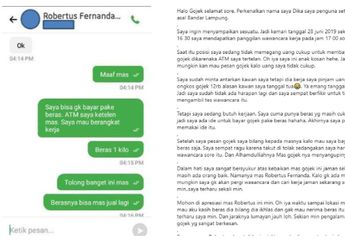 Kisah Viral Dika, Penumpang Ojek Online yang Bayar Tarifnya dengan 1 Kilogram Beras