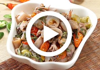 (Video) Resep Oseng Cumi Asin, Enaknya Bikin Makan Jadi Lahap!