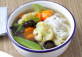 Resep Sup Sayuran Soun Memang Sederhana, Tapi Rasanya Enak Bukan Main