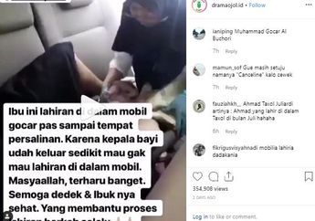 Viral Seorang Ibu Melahirkan di Dalam Taksi Online, Netizen Ramai Usul Nama untuk Sang Anak