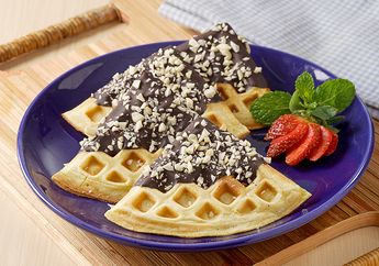 Resep Wafel Tape Cokelat Enak, Untuk Menu Sarapan Fancy Pagi Ini
