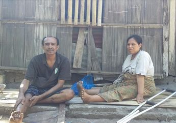 Kisah Pilu Suami Istri Alami Patah Tulang di Flores, Tinggal di Gubuk Reyot hingga Mengandalkan Belas Kasihan dari Tetangga