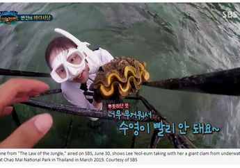Tangkap Kerang Raksasa, Lee Yeol Eum Terancam 4 Tahun Penjara dan Denda 18 Juta