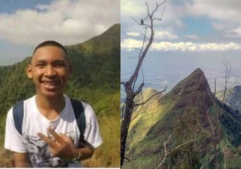 10 Menit di Puncak Gunung Piramid, Thoriq Bergegas Turun dan Berjalan Agak Ngesot di Jalur yang Curam